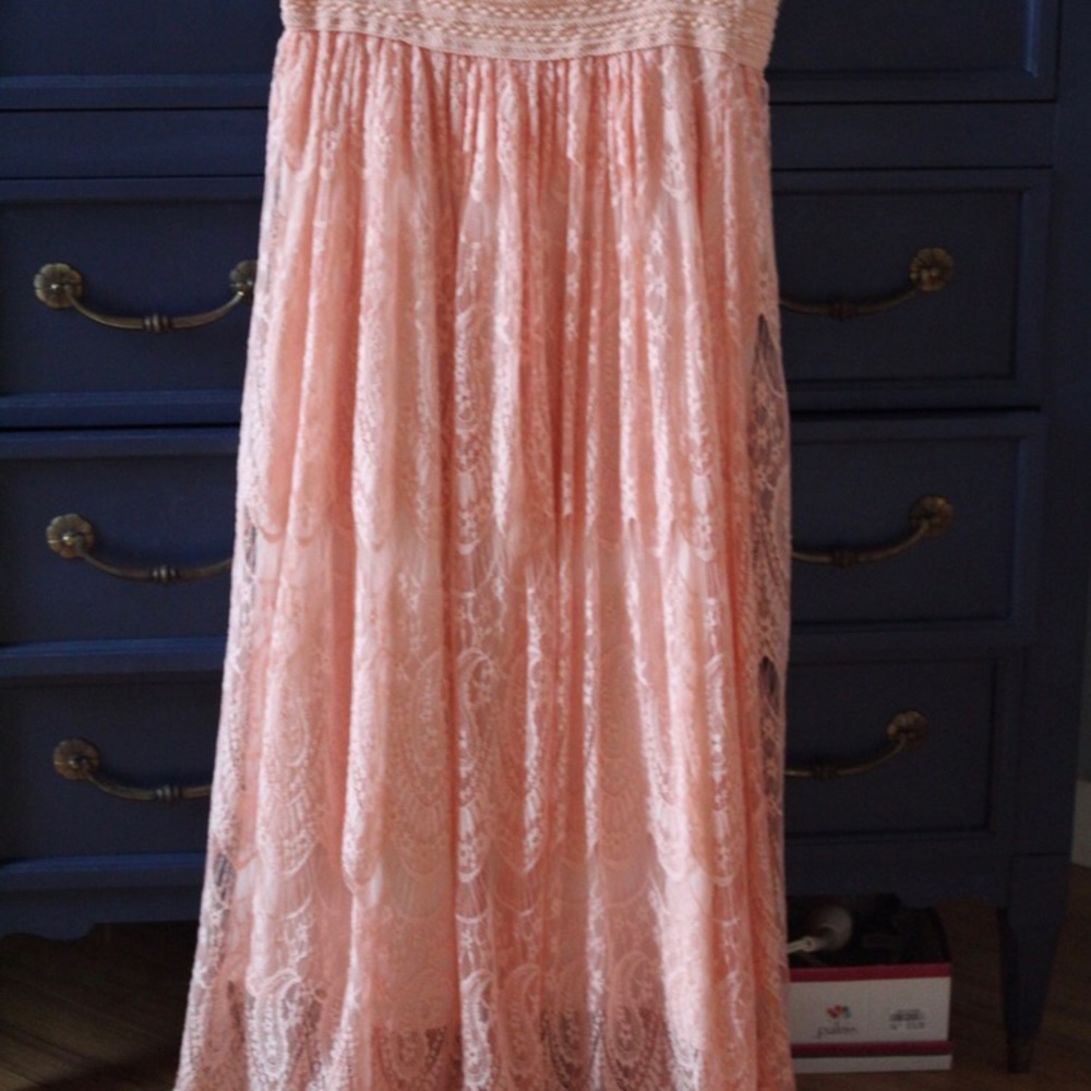 Women’s sweet elastic-waist asymmetric floral.